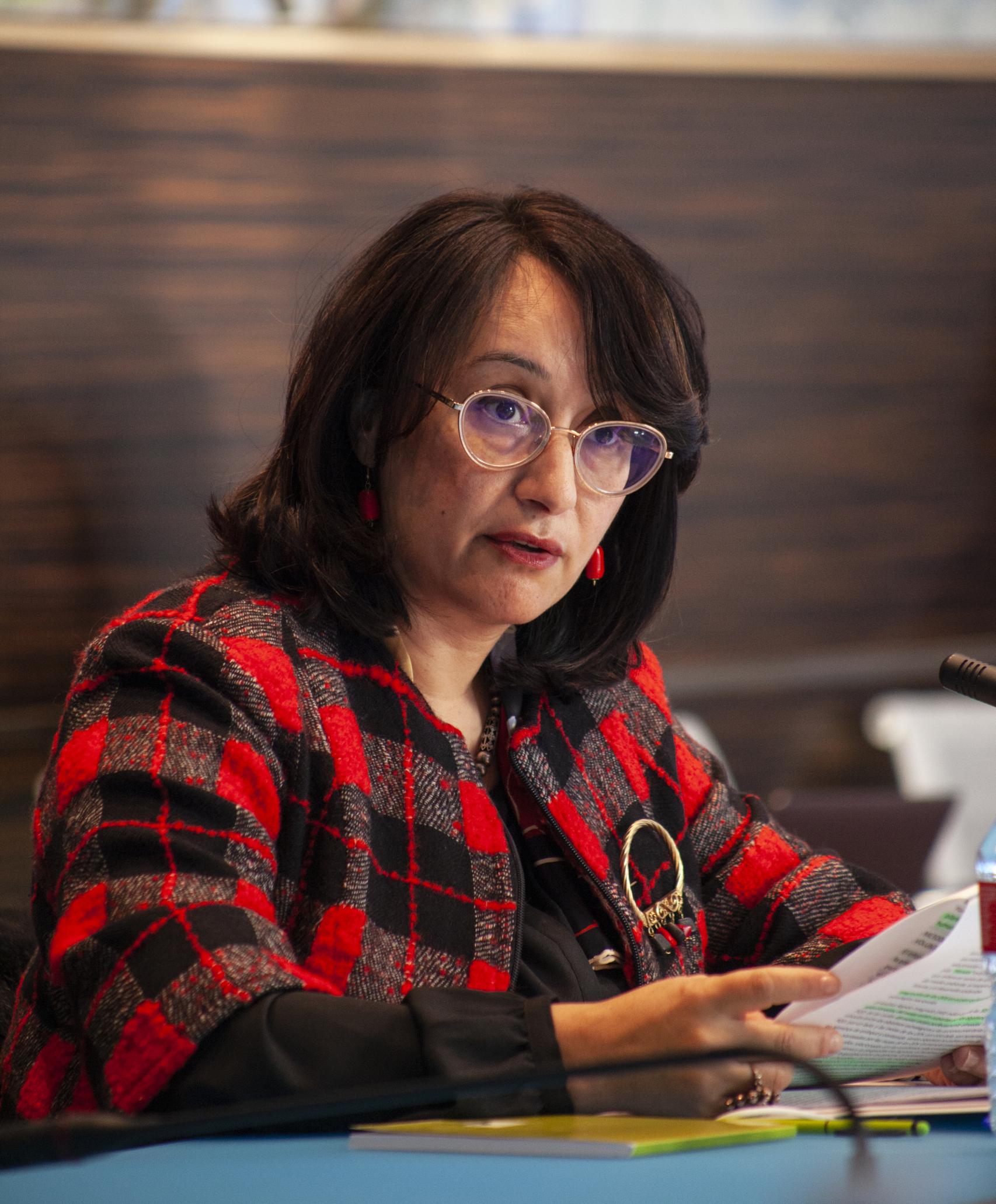 Fatma Omrani, embajadora de la República de Túnez.