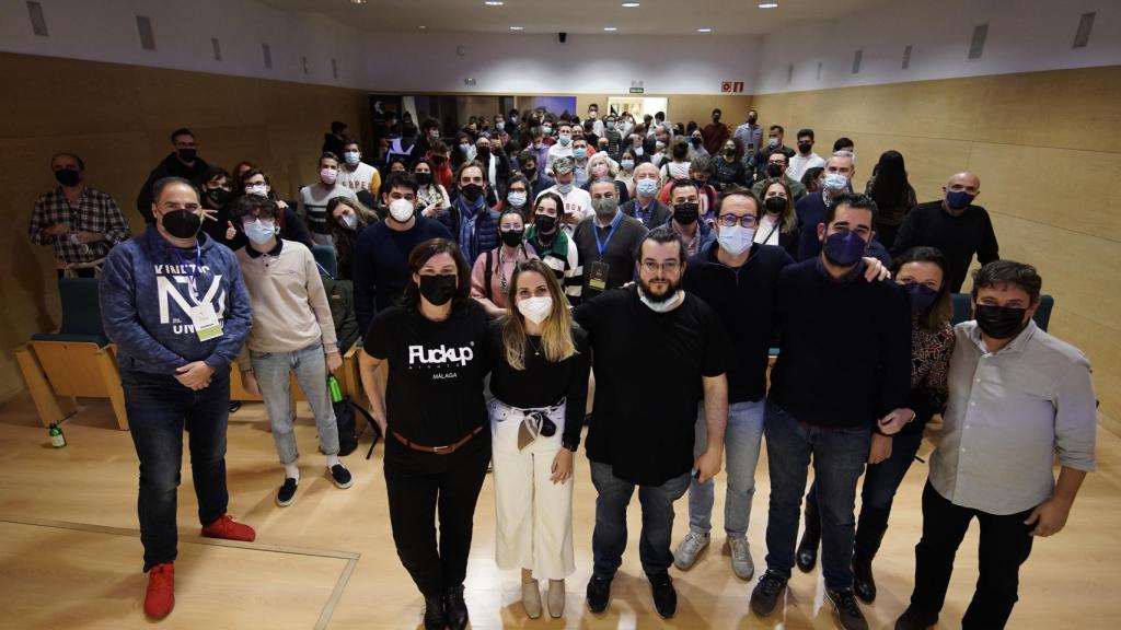 Fotografía del evento de emprendimiento ‘Fuckup nights’ en el Link By UMA-Atech.