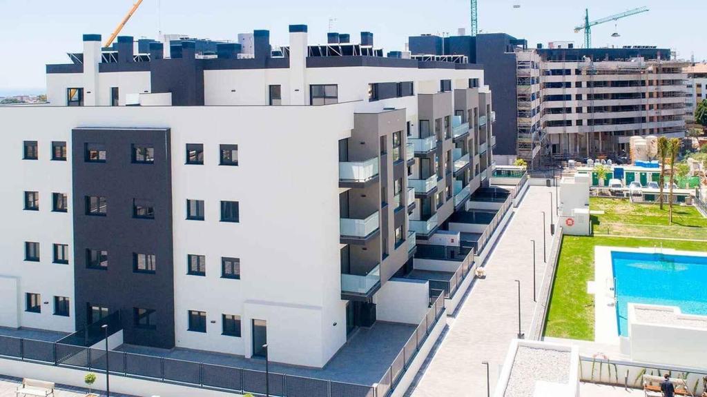 Edificios construidos en la zona de Hacienda Cabello, en Málaga.