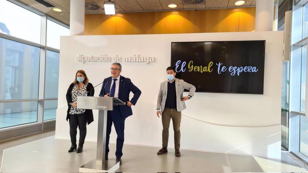 Salado en la rueda de prensa.