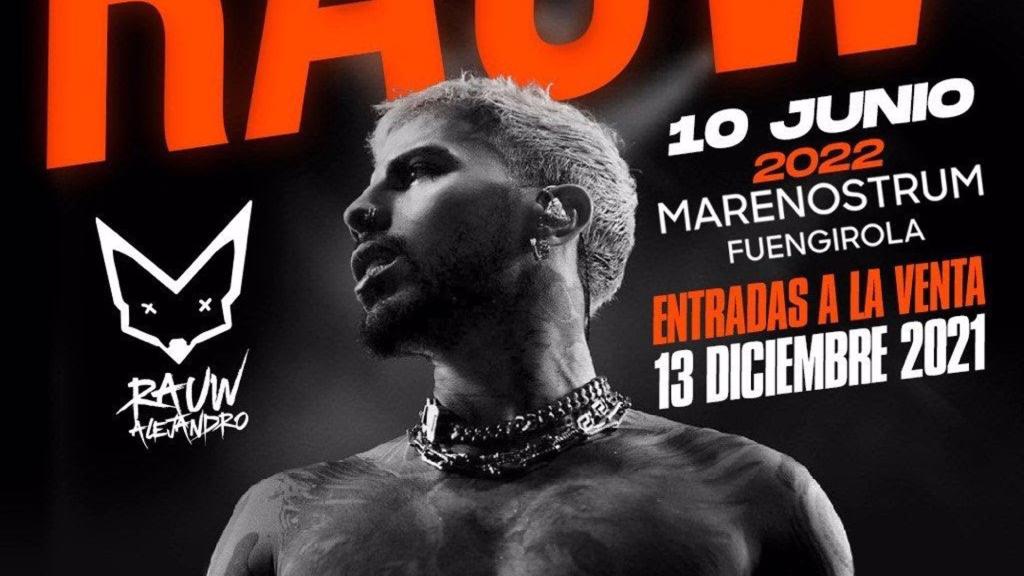 Rauw Alejandro elige Fuengirola el 10 de junio como fecha exclusiva en Andalucía de su gira mundial