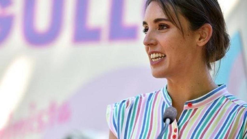 Irene Montero, en el acto de presentación del Orgullo