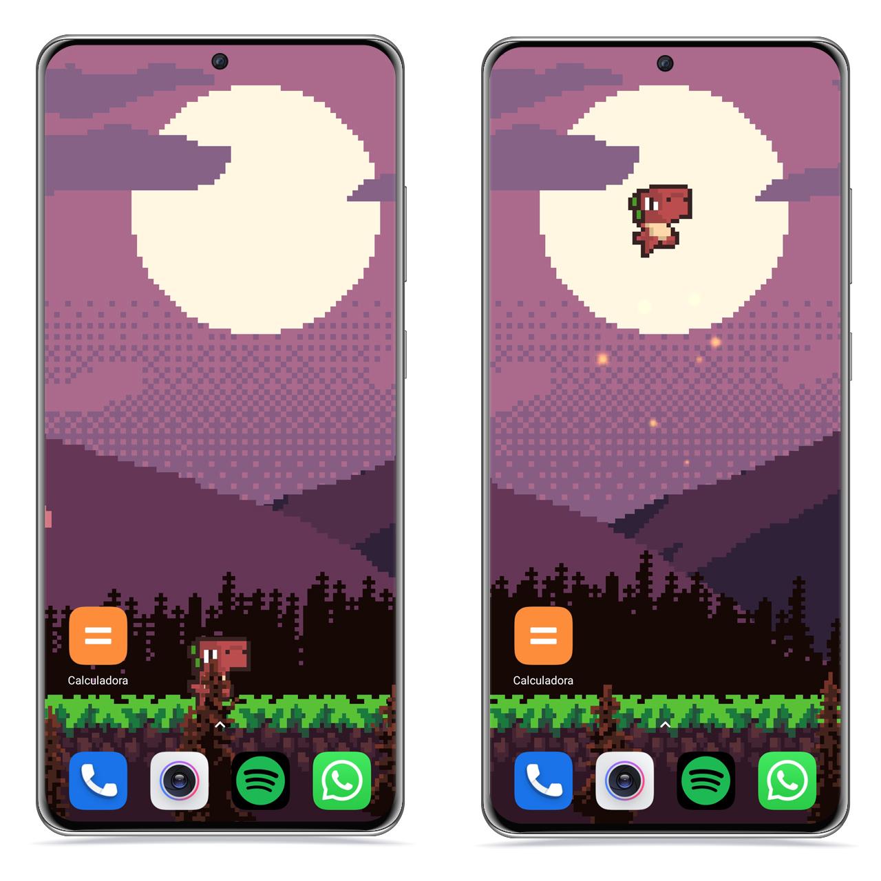 Dinosaurio saltando Wallpaper Engine