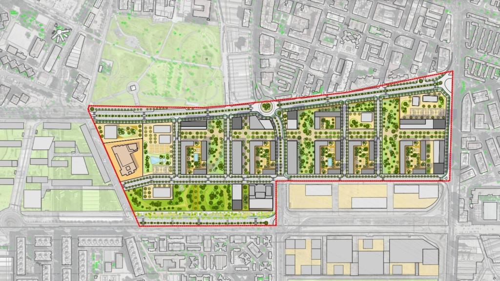 Ordenación de las zonas verdes.