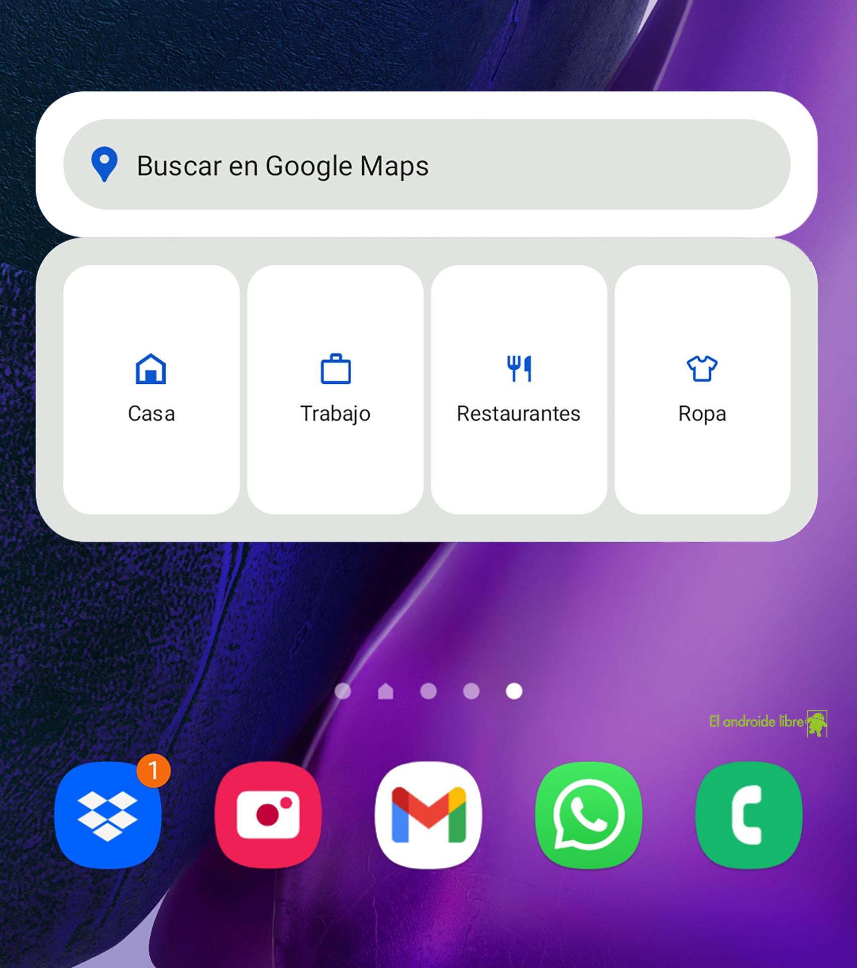 Nuevo widget de Google Maps