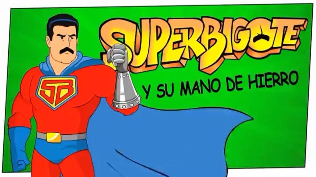 Un fragmento de la serie de animación de Superbigote.