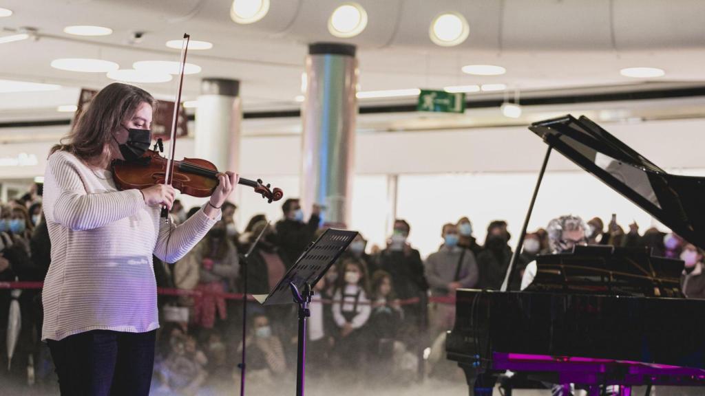 Diana Poghosyan tocando esta semana en A Coruña