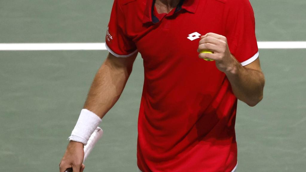 Borna Gojo, en la Copa Davis