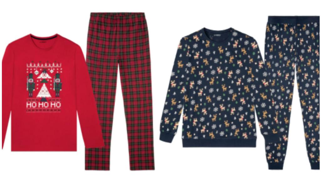 Pijamas de hombre de Lidl.