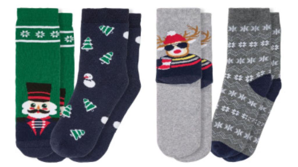 Packs de calcetines de Lidl.