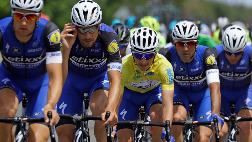 Tom Boonen durante una prueba con el equipo Etixx