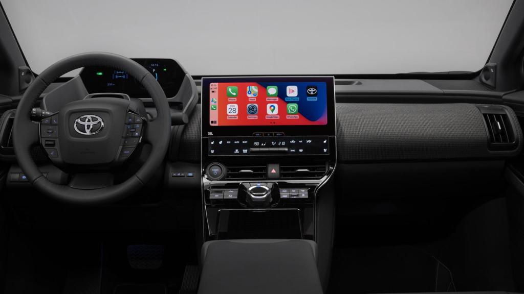 Interior del Toyota bZ4X.