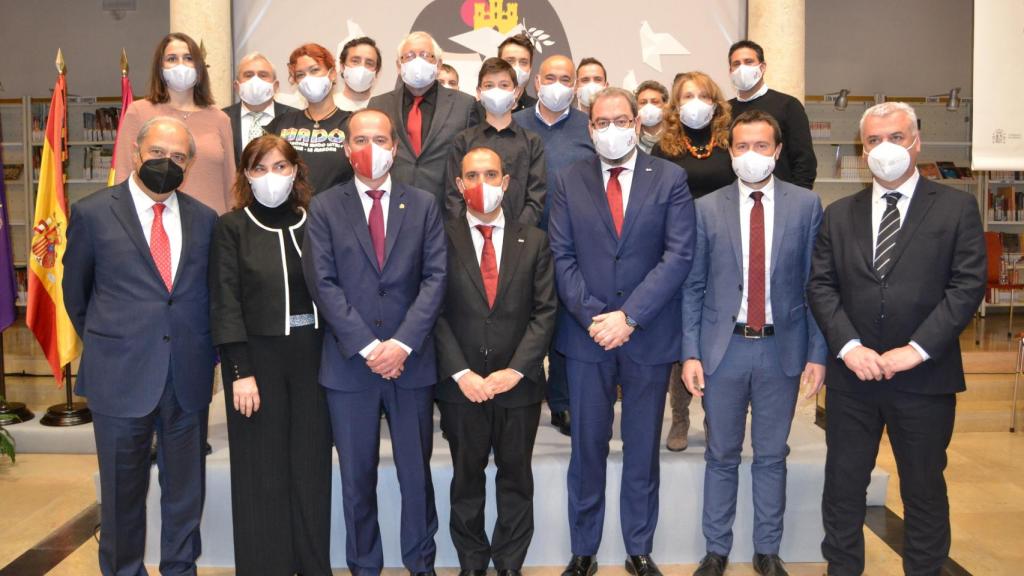 Foto de familia en el Día de la Constitución en Guadalajara