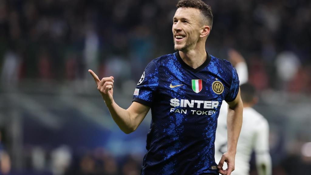 Ivan Perisic, en un partido del Inter de Milán de la temporada 2021/2022