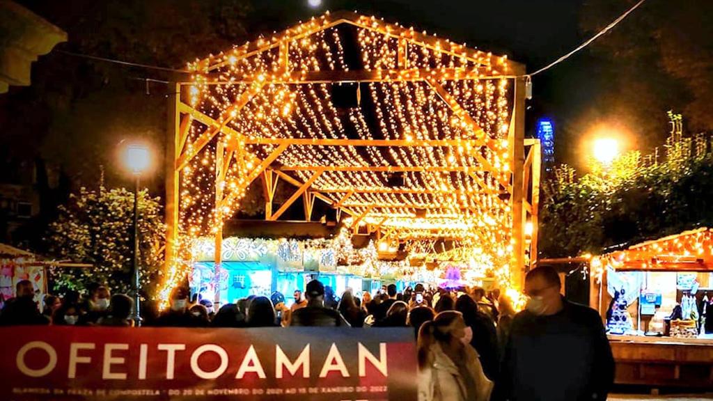 Mercado Navideño en Vigo.