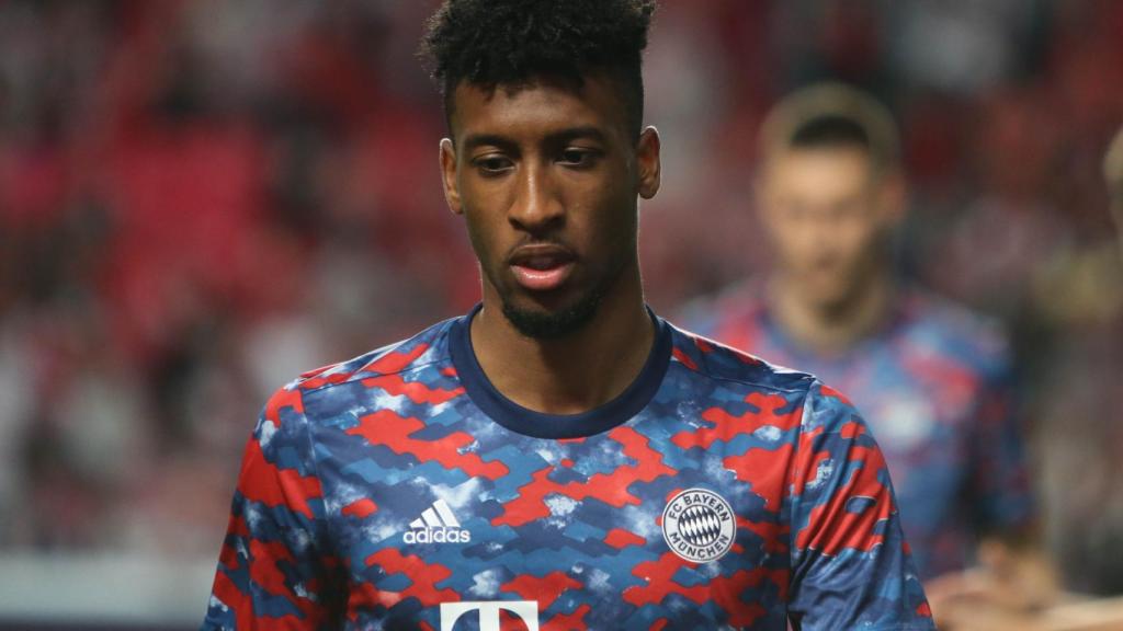 Kingsley Coman, con el Bayern Múnich