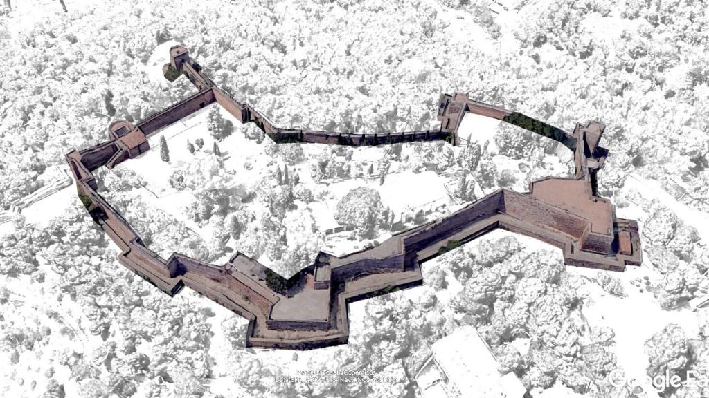 Imagen del escaneo realizado a La Alcazaba de Málaga.