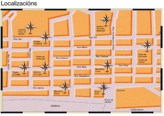 Localizacións ‘Fóra do Mapa’. Fuente: Cedida.