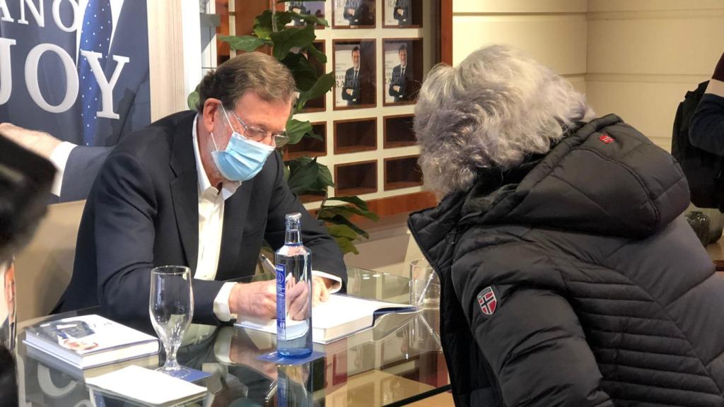 Firma de libros de Mariano Rajoy en El Corte Inglés de Vigo