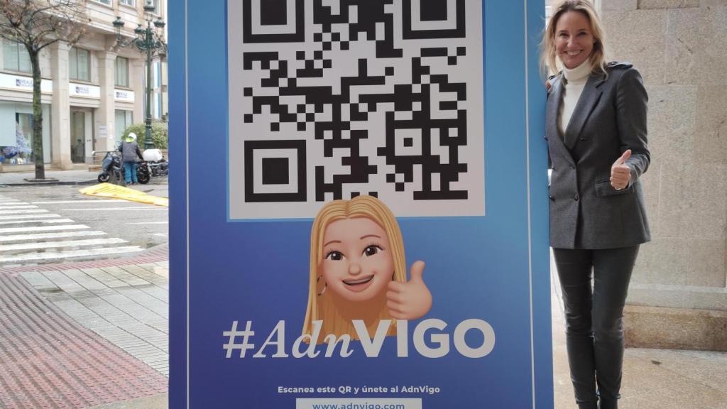 La candidata a la Presidencia del PP de Vigo Marta Fernández-Tapias presenta la página web