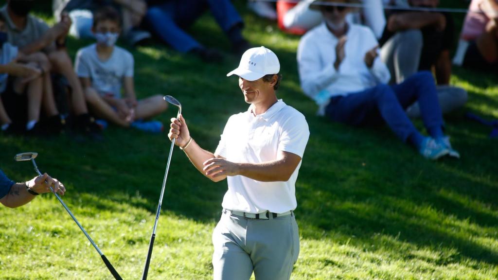Thorbjorn Olesen, en el Open de España de golf de 2021.