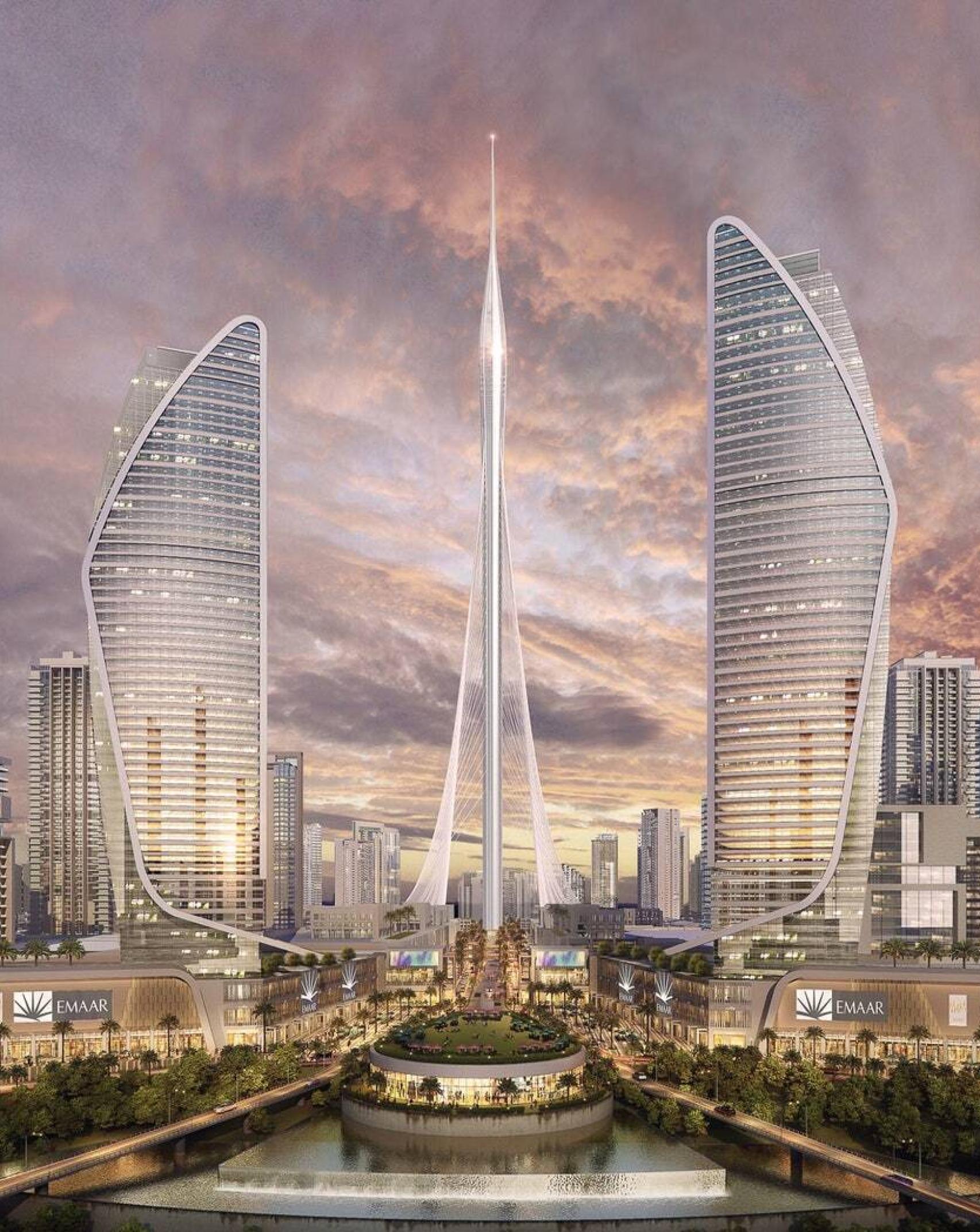 Creek Tower de Dubai.