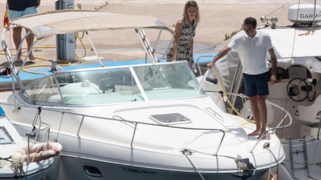 Este verano se dejaron ver navegando por el Mediterráneo.