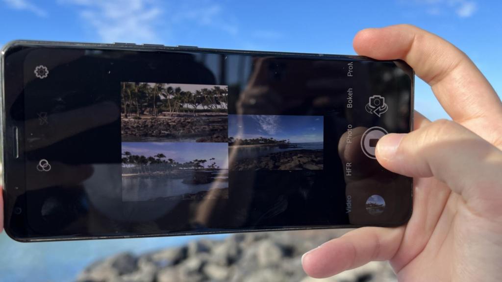 Modo de triple cámara.