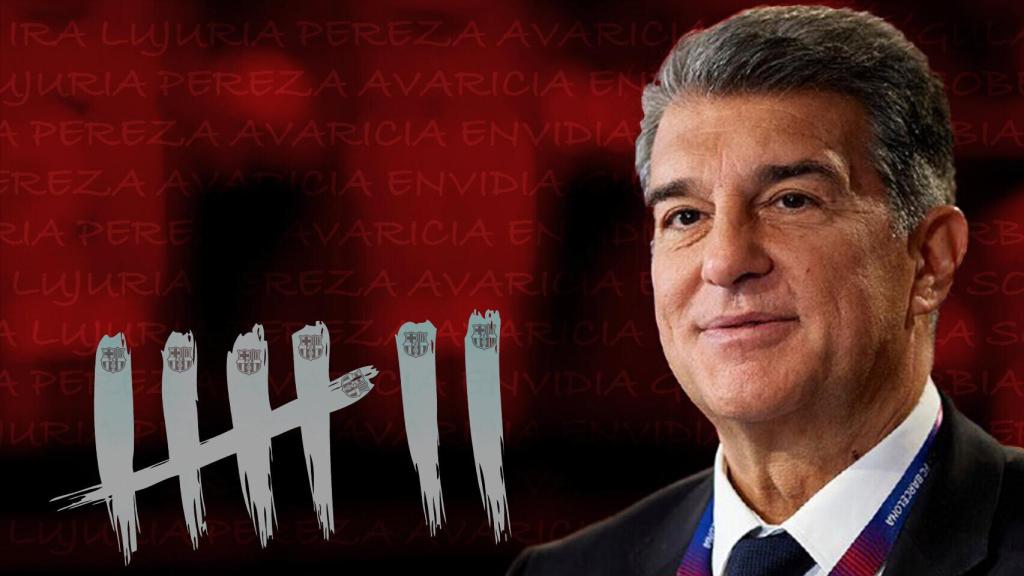 Los siete pecados capitales de Joan Laporta en la presidencia del Barça