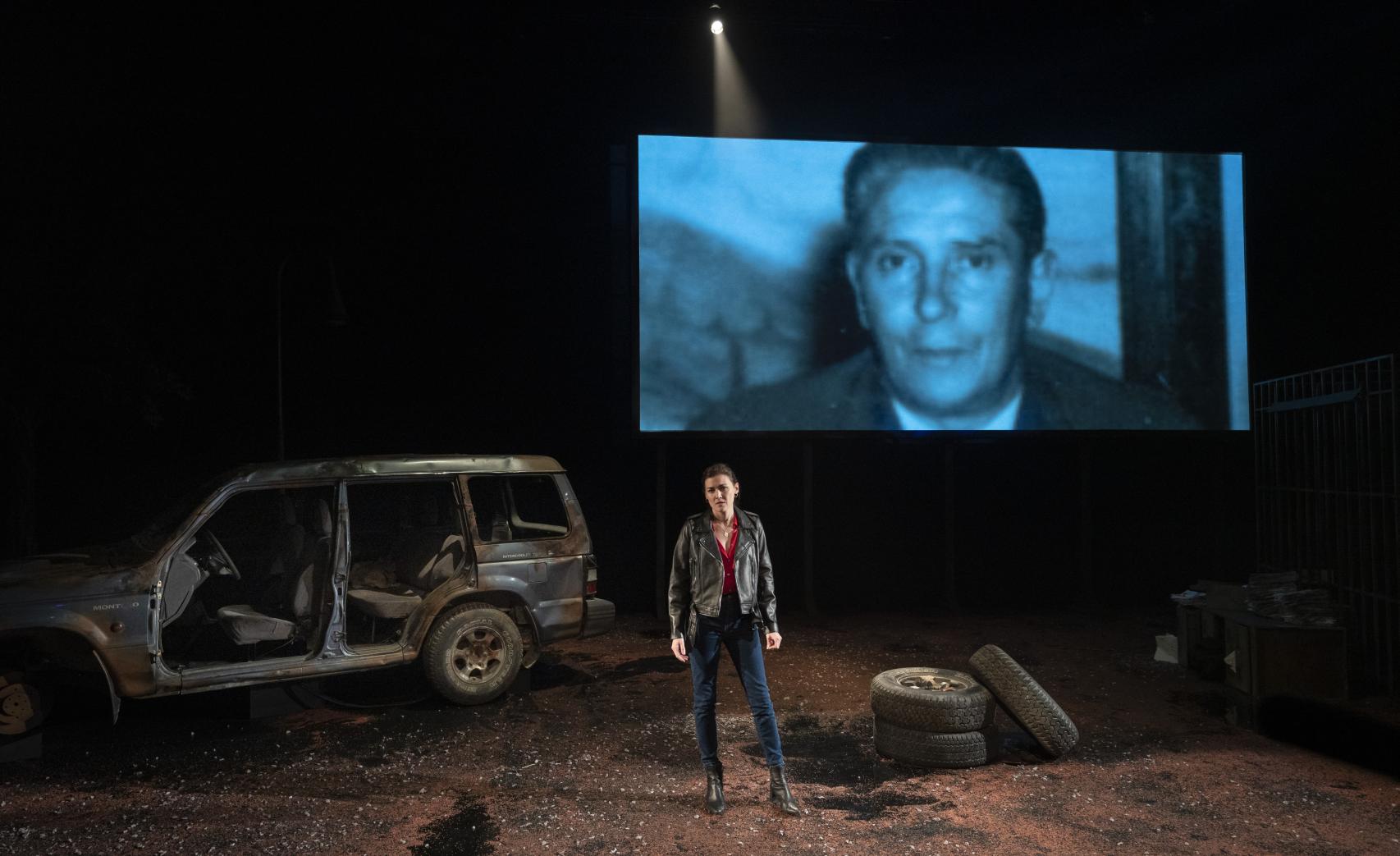 Marta Nieto, en una escena de la obra.