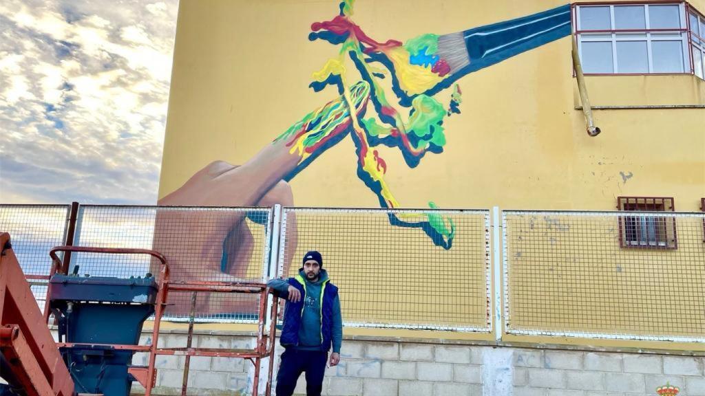 Mural del barrio San Isidro en Benavente