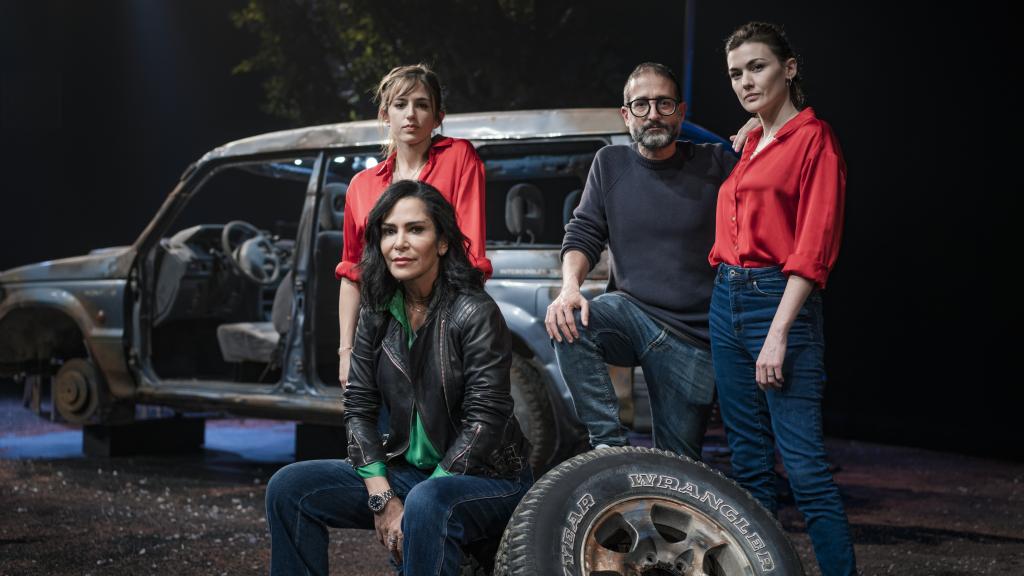 Marina Salas, Lydia Cacho, Marta Nieto y José Martret.