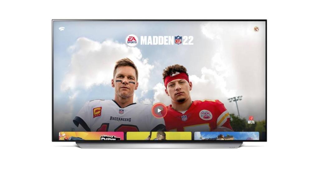 Google Stadia en un televisor LG.