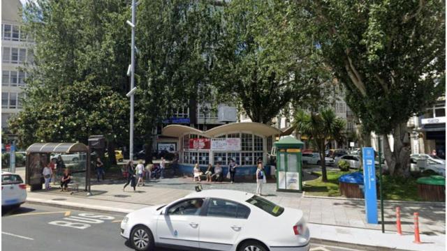 Plaza de Ourense en A Coruña.