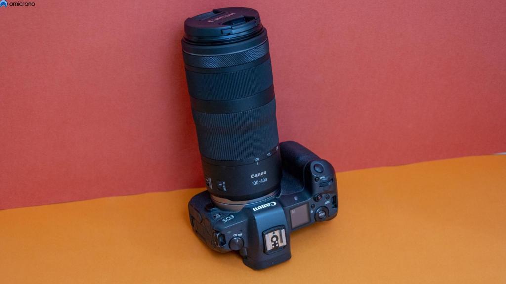 100-400 mm acoplado a una EOS R.