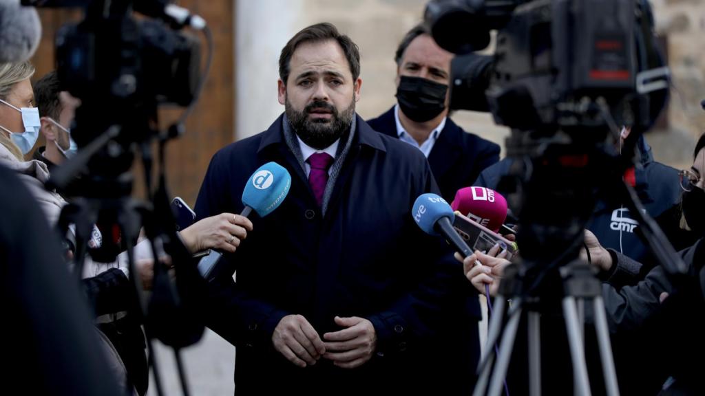 Paco Núñez este viernes ante los medios de comunicación.