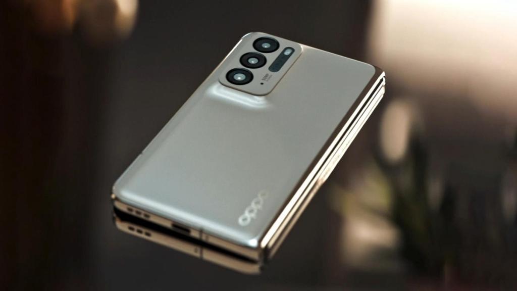 Oppo Find N en blanco.