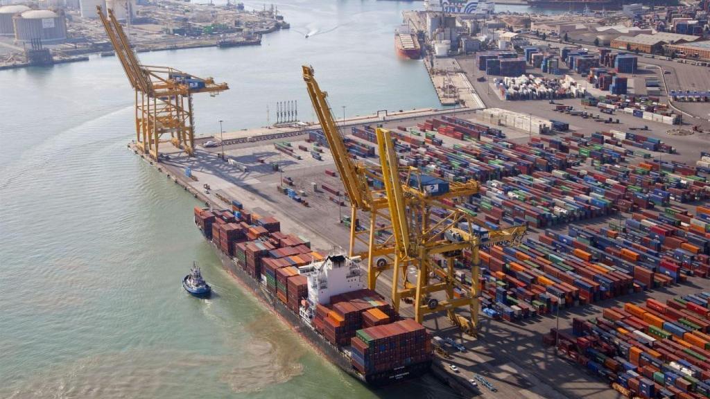 Puerto de Barcelona.