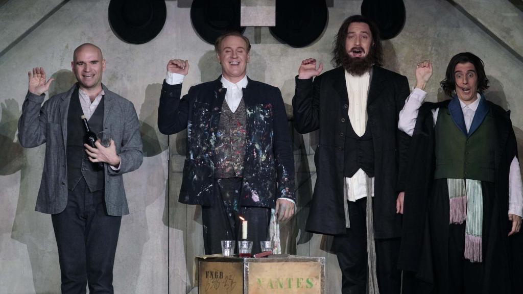 Una de las escenas de 'La bohéme'.