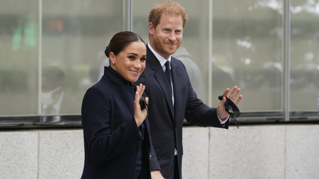 Meghan Markle y el príncipe Harry en su visita a Nueva York.