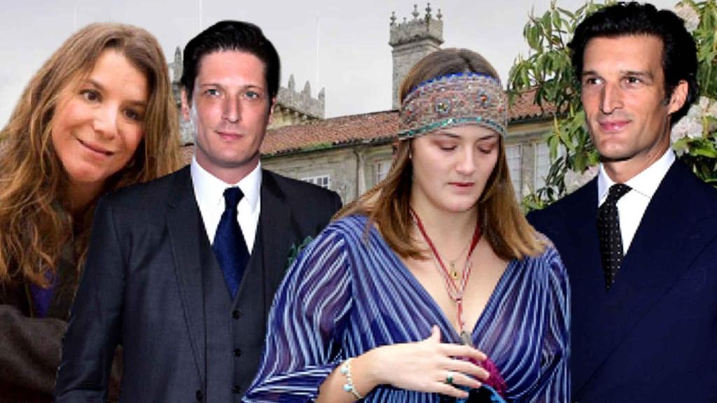 Casilda Medina, Luis Medina, Victoria de Hohenlohe y Rafael Medina en un montaje de EL ESPAÑOL.