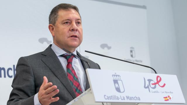 Emiliano García-Page, presidente de Castilla-La Mancha, en Cenizate (Albacete). Foto: JCCM