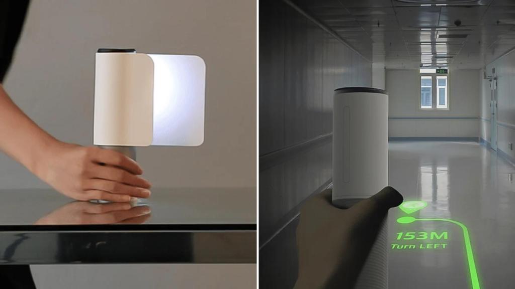 La luz de emergencia que te indica la ruta más segura y funciona como lámpara.