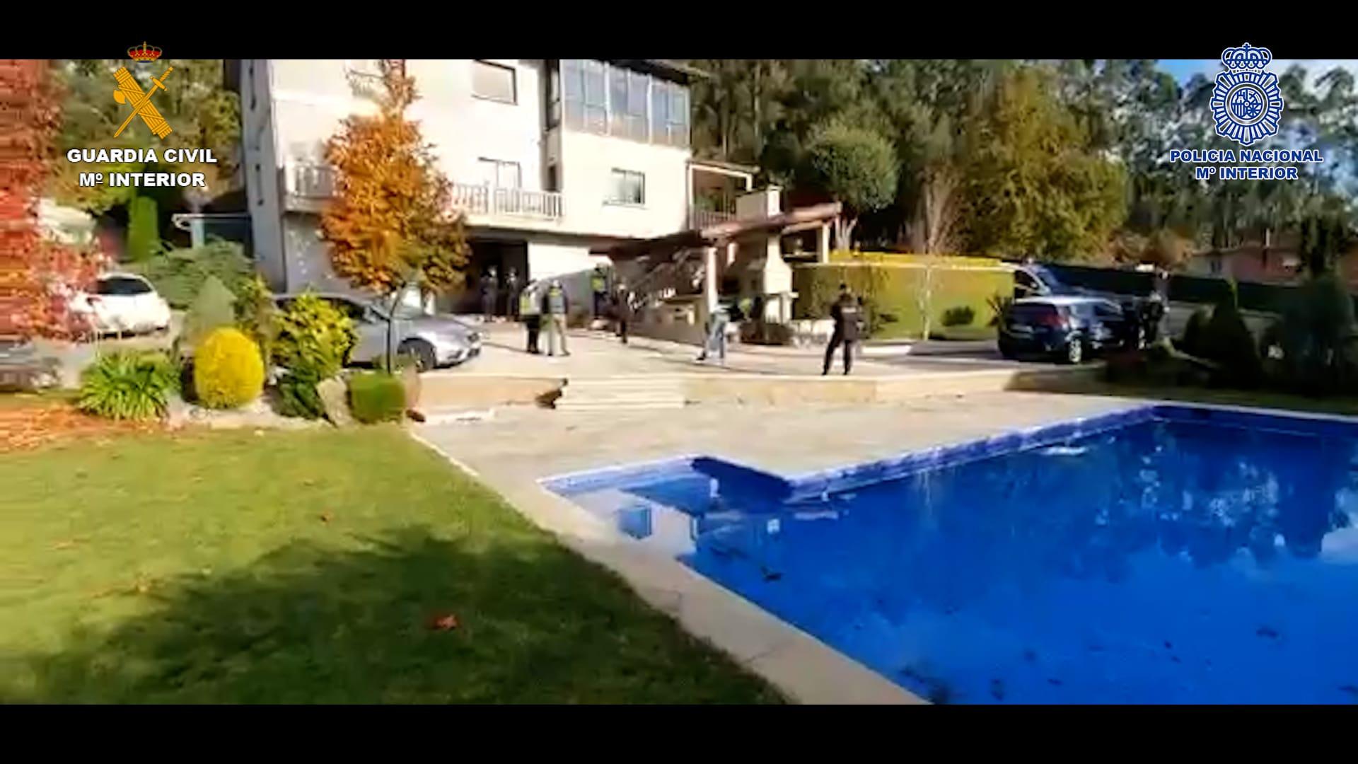 Una de las viviendas inspeccionadas (Guardia Civil y Policía Nacional).