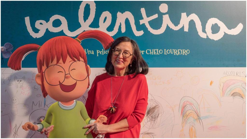 Loureiro durante la Première de ‘Valentina’ en Madrid.