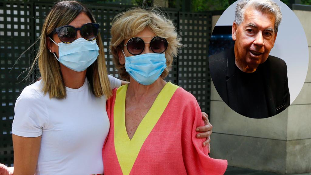 Alba Santana junto a sus padres, Manolo Santana y Mila Ximénez, en montaje de EL ESPAÑOL.