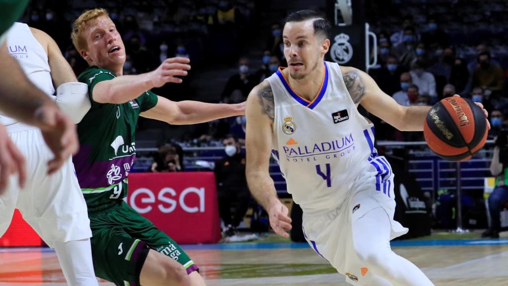 Thomas Heurtel, durante el Real Madrid - Unicaja.