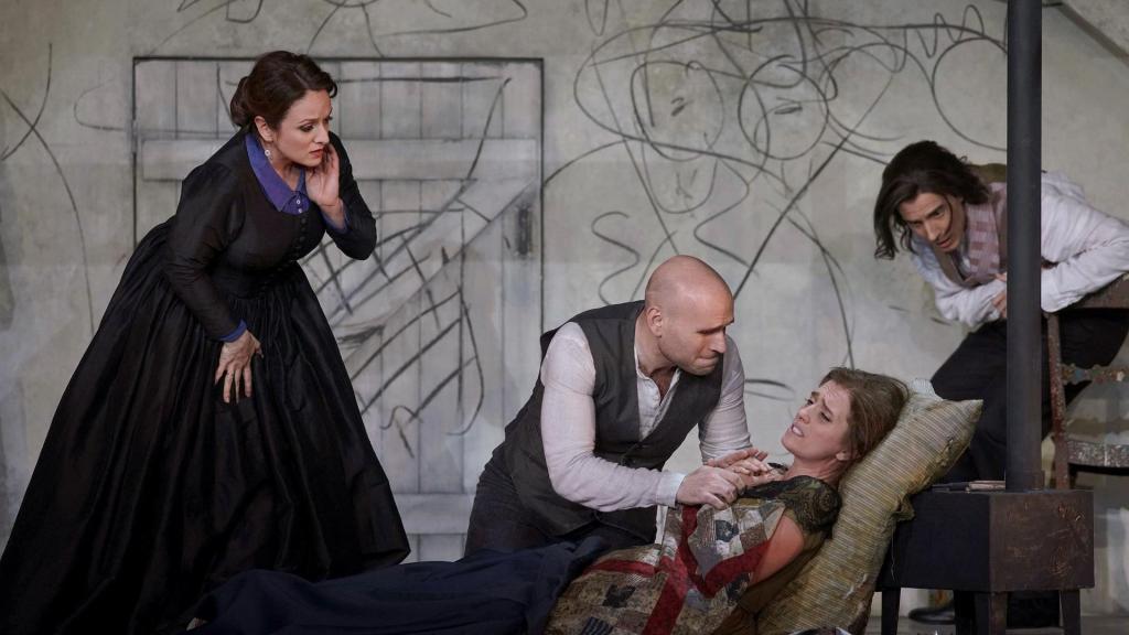 Estreno de 'La Bohème', en el Teatro Real de Madrid.