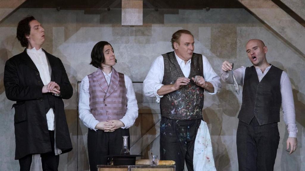 Estreno de 'La Bohème', en el Teatro Real de Madrid.