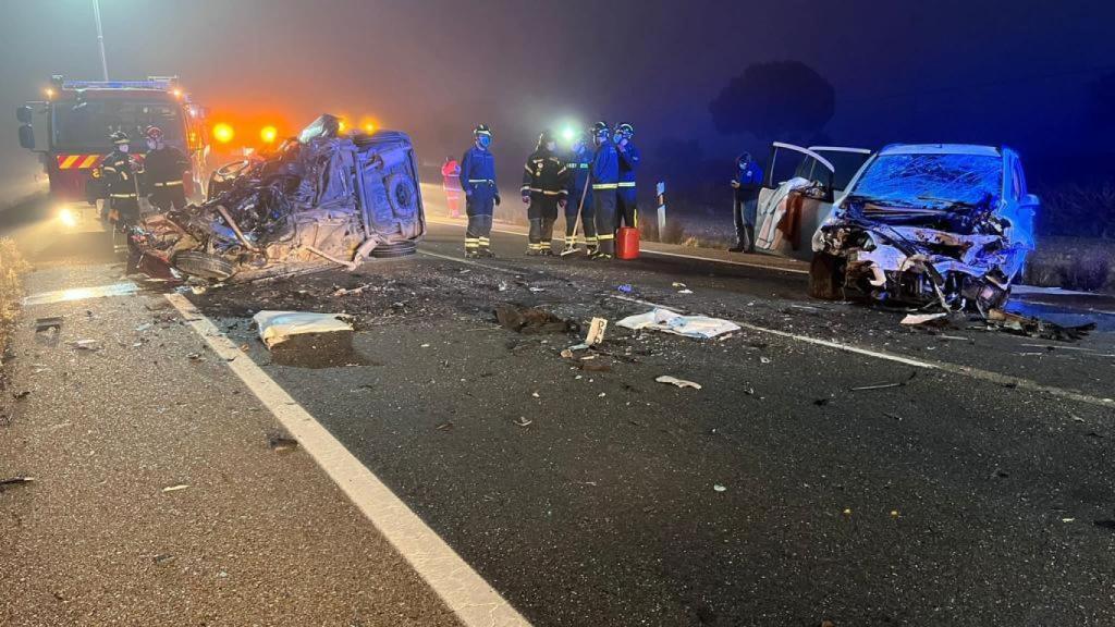 Imagen del accidente en Quintanilla de Onésimo